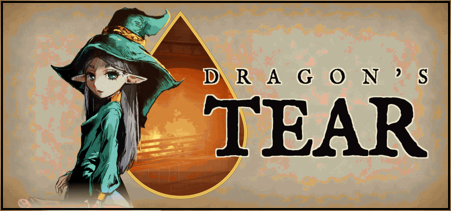 Grafika promocyjna Dragon's Tear z logo gry